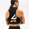 247 Zip Front Performance Crop