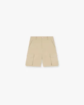 Baggy bomullsshorts med cargofickor