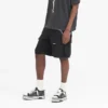 Baggy bomullsshorts med cargofickor