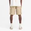 Baggy bomullsshorts med cargofickor