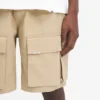 Baggy bomullsshorts med cargofickor