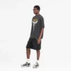 Baggy bomullsshorts med cargofickor
