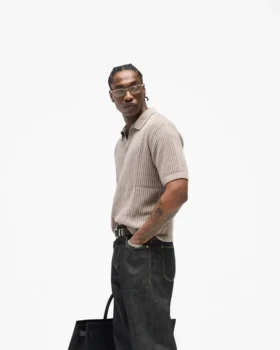 Beverly stickad polo