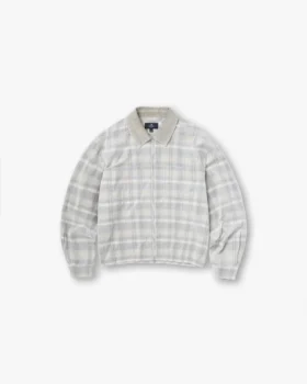Flanellskjorta med dragkedja