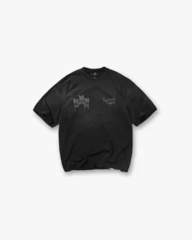 Handritad T-shirt med Thoroughbred-häst