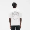 Handritad T-shirt med Thoroughbred-häst