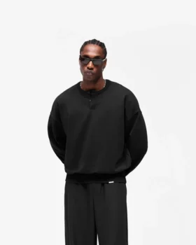 Henley-tröja med initialer