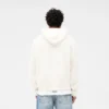 Hoodie med dragkedja i våffelmönster