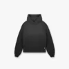 Hoodie med trappstegsformad fåll