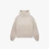 Hoodie med trappstegsformad fåll