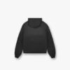 Hoodie med trappstegsformad fåll