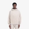 Hoodie med trappstegsformad fåll