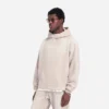 Hoodie med trappstegsformad fåll