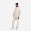 Hoodie med trappstegsformad fåll