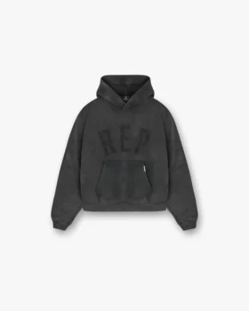 Huvtröja med Rep-applikation