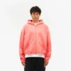 Initial Boxy Zip Through Hoodie