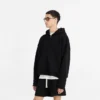 Initial Boxy Zip Through Hoodie