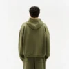 Initial Boxy Zip Through Hoodie