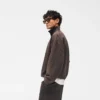 Initial Funnel Neck Quarter Zip Sweatshirt