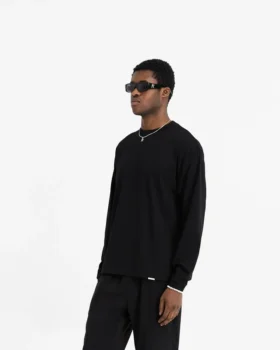 Initial långärmad T-shirt