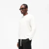 Initial Sheer Rib långärmad T-shirt