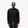 Initial Sheer Rib långärmad T-shirt