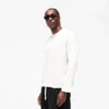Initial Sheer Rib långärmad T-shirt