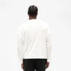 Initial Sheer Rib långärmad T-shirt