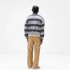 Kalifornisk randig Henley-tröja