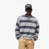 Kalifornisk randig Henley-tröja