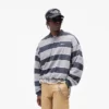 Kalifornisk randig Henley-tröja