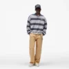 Kalifornisk randig Henley-tröja