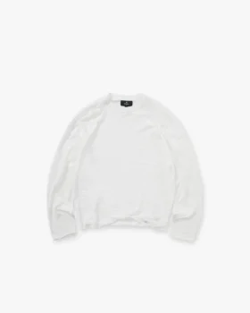 Långärmad T-shirt i slubstickat