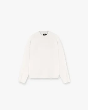 Långärmad T-shirt i våffelmönster