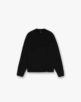 Långärmad T-shirt i våffelmönster