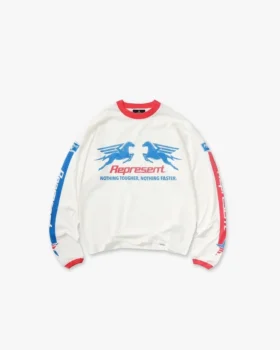 Mesh Pegasus långärmad T-shirt