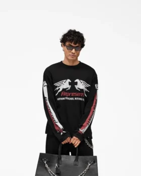 Mesh Pegasus långärmad T-shirt