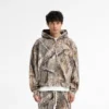 Realtree® Camo-hoodie med dragkedja och boxig passform