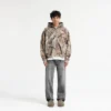 Realtree® Camo-hoodie med dragkedja och boxig passform