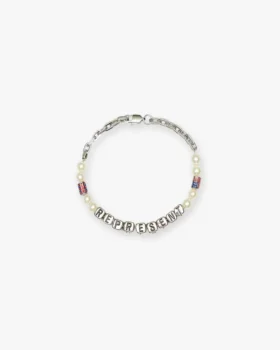 Represent-armband med pärlor