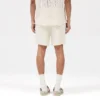 Shorts med stickade paneler