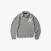 Stickad bouclé-polo