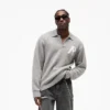 Stickad bouclé-polo