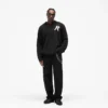 Stickad bouclé-polo