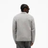 Stickad bouclé-polo