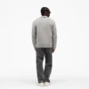 Stickad bouclé-polo
