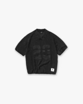 Stickad varsity-tröja