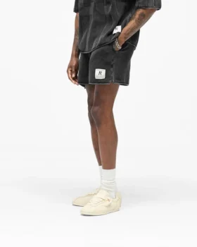 Stickade varsity-shorts