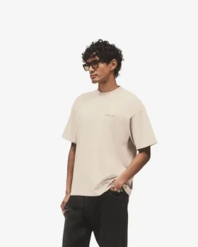 T-shirt med metallblocklogotyp