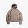 Texturerad Borg-hoodie